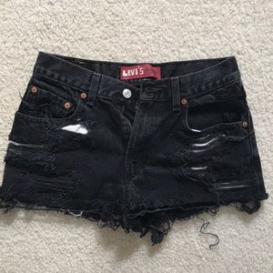 Women’s custom made Levi’s shorts
